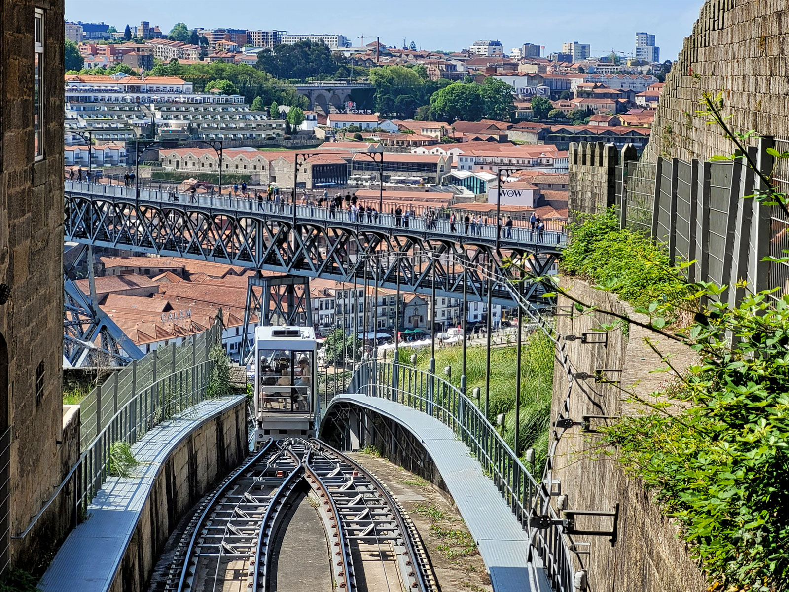 Use the Porto funicular