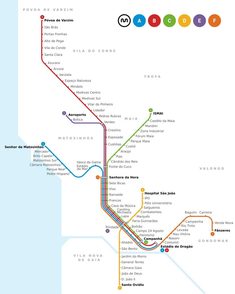 Porto metro map Photo: Blerim-Haliti-CC-BY-SA-3.0-DE