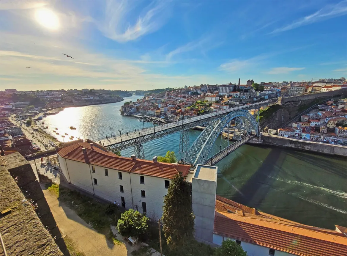 View of the Douro from the Jardim do Morro