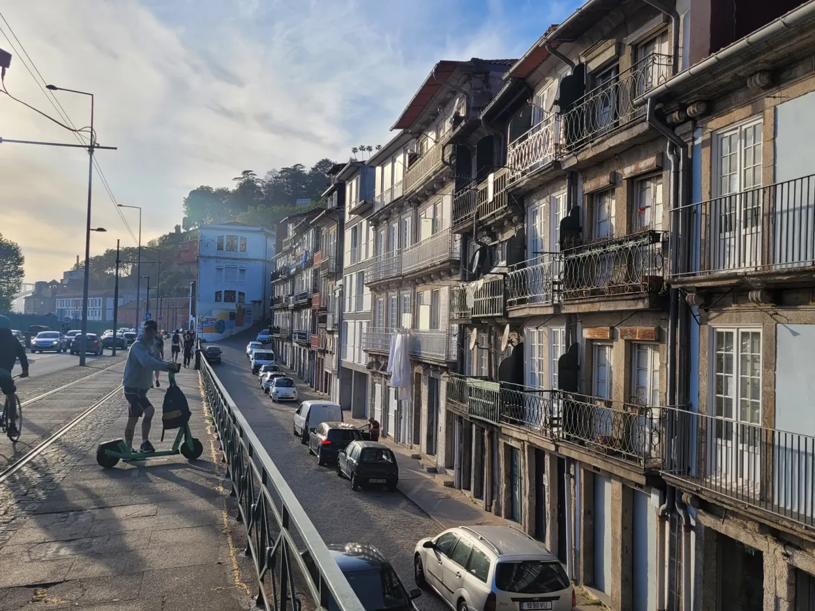 Porto ouest en trottinette