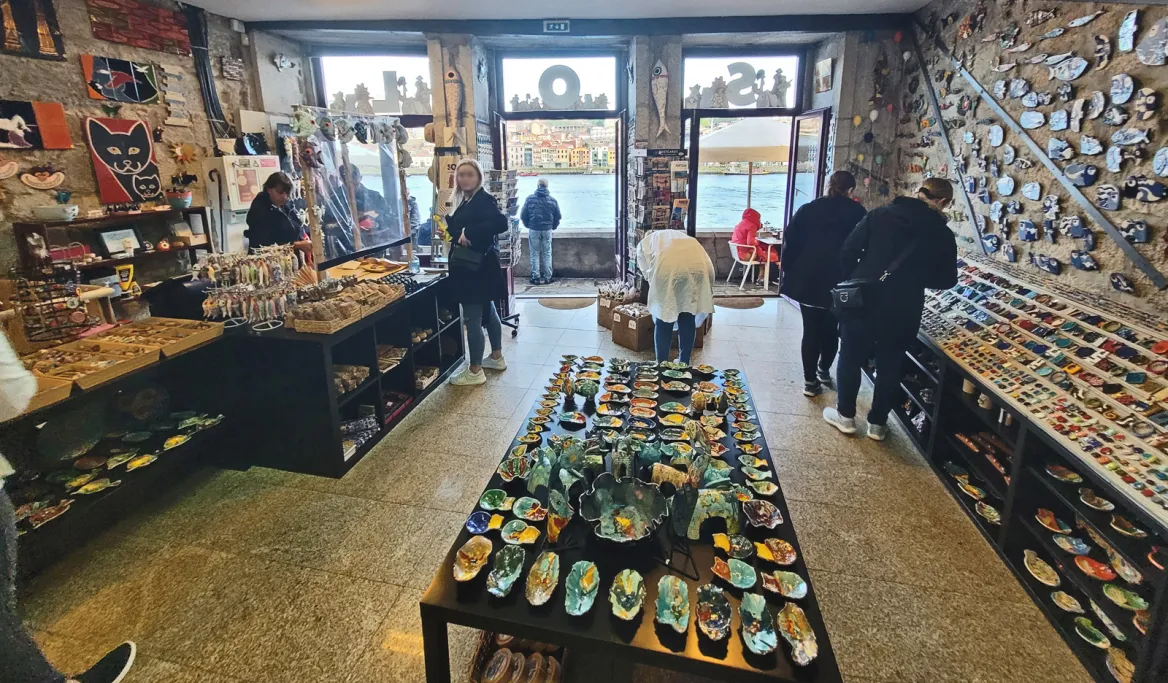 Magasin de souvenirs, porto