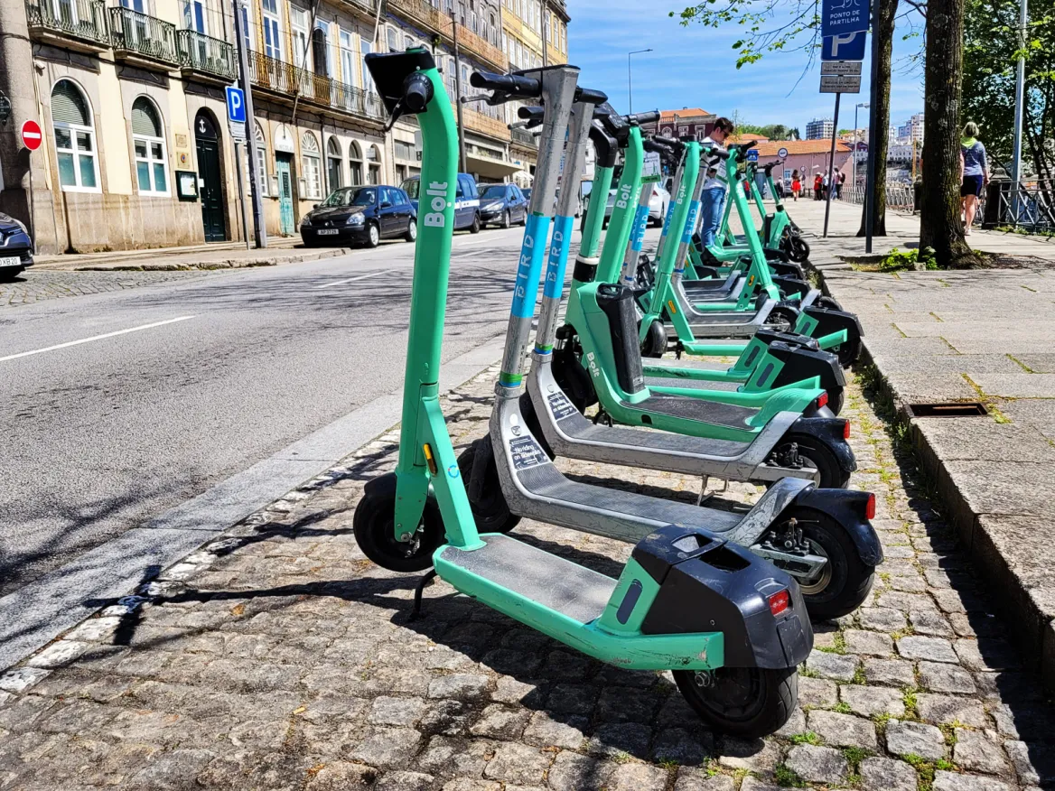 Trottinettes électriques de Porto