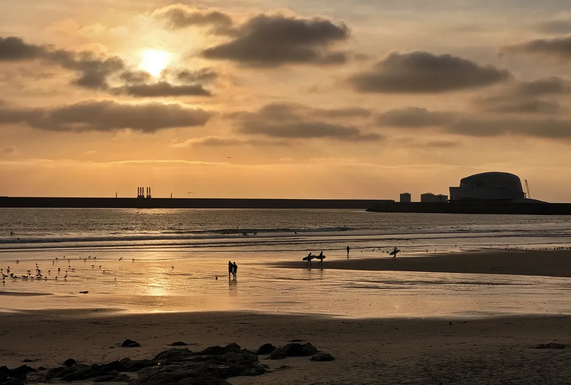 Sunset over Matosinhos