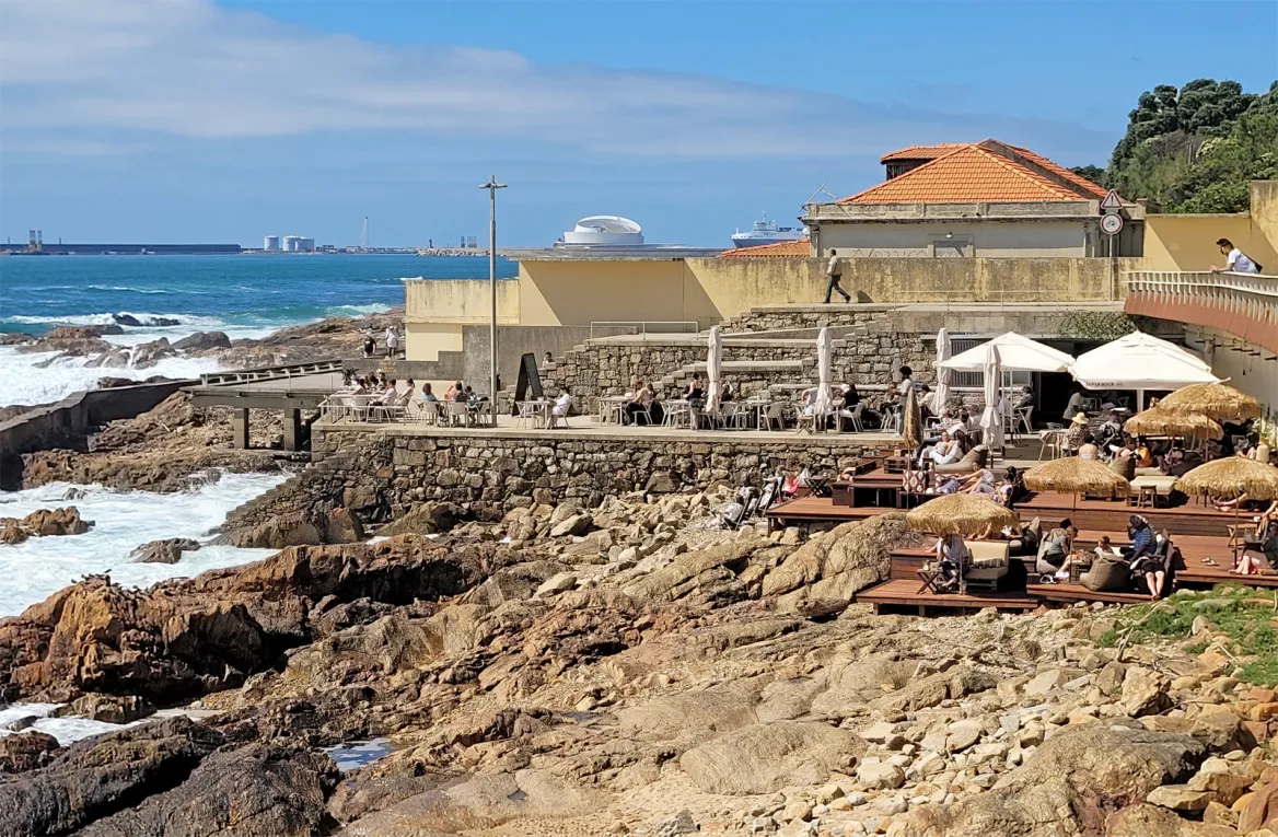 Matosinhos seaside cafe