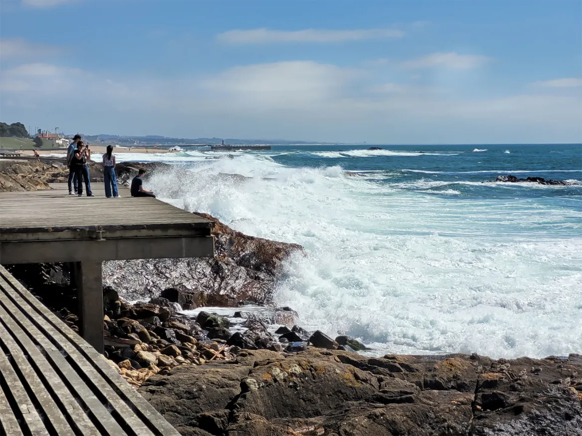 The seaside promenade Foz do Douro