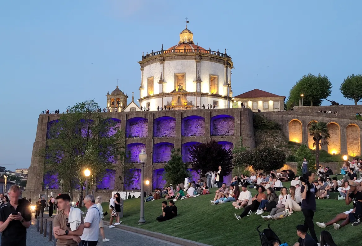 Porto in the evening