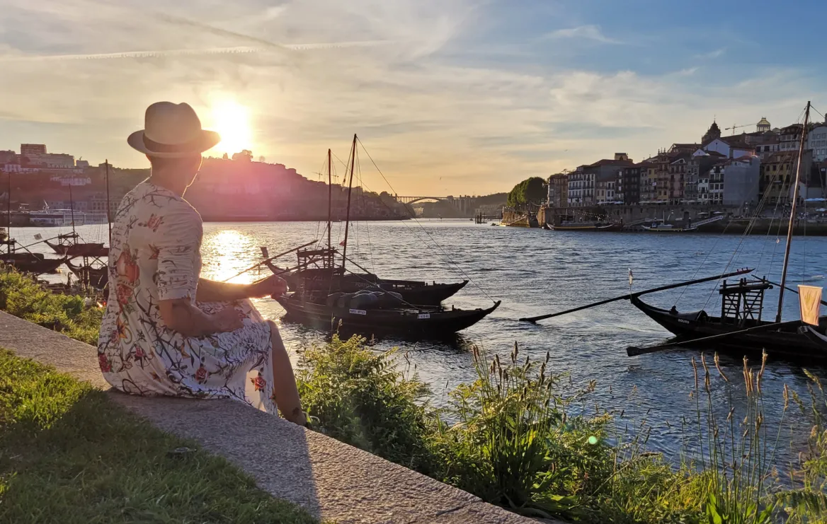 Coucher de soleil sur le Douro
